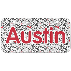 Dalmation Mini/Bicycle License Plate (2 Holes) (Personalized)
