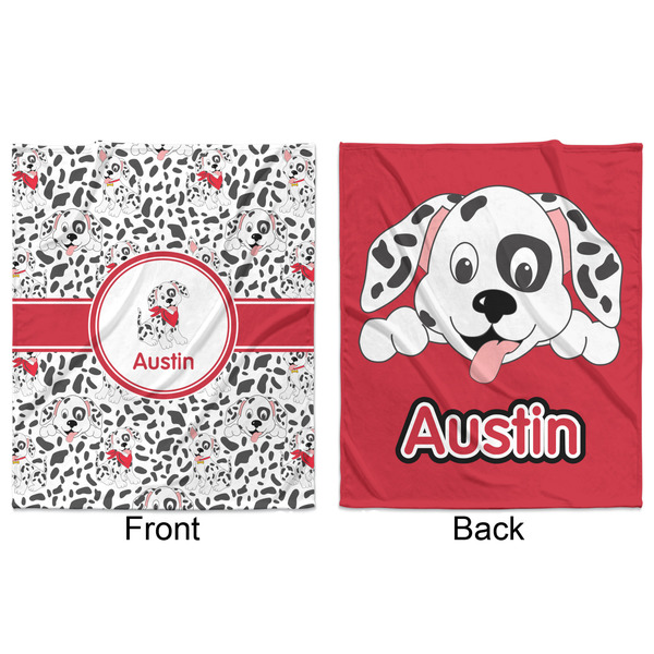 Dalmation Minky Blanket - 50"x60" - Double Sided - Front & Back