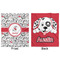 Dalmation Minky Blanket - 50"x60" - Double Sided - Front & Back