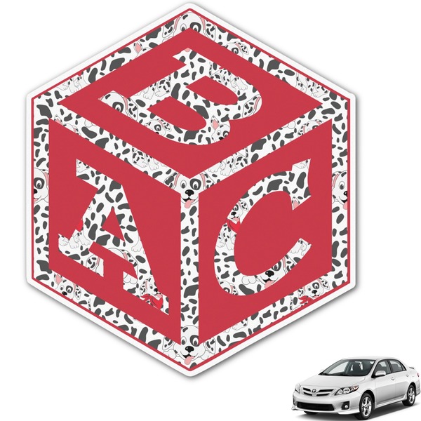 Custom Dalmation Monogram Car Decal (Personalized)