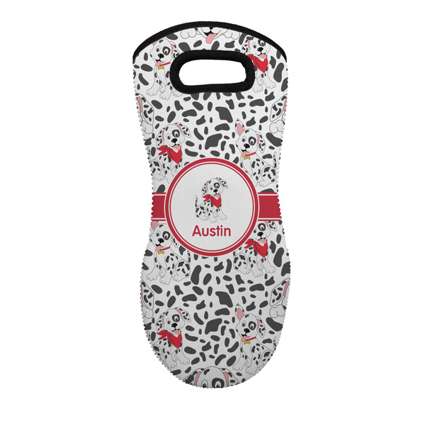 Custom Dalmation Neoprene Oven Mitt w/ Name or Text