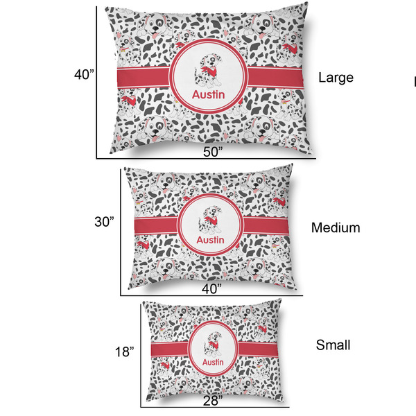 Dalmation Outdoor Dog Beds - SIZE CHART