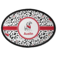 Dalmation Iron On Oval Patch w/ Name or Text