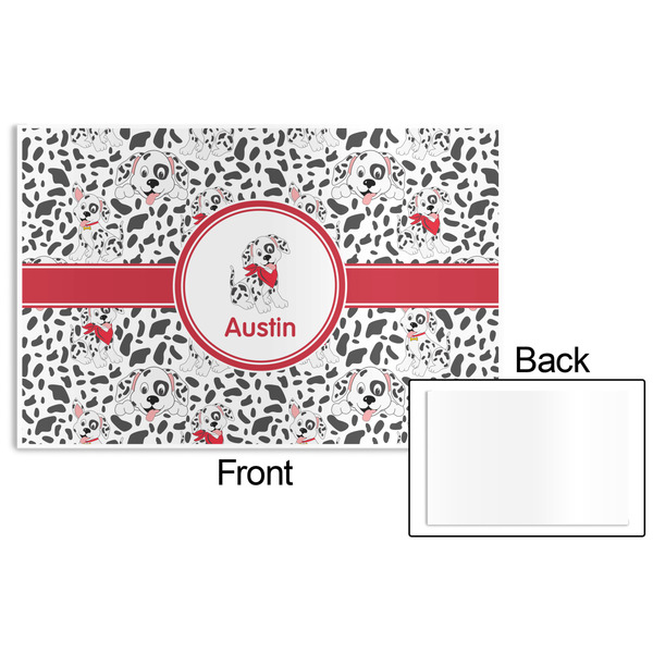 Dalmation Disposable Paper Placemat - Front & Back