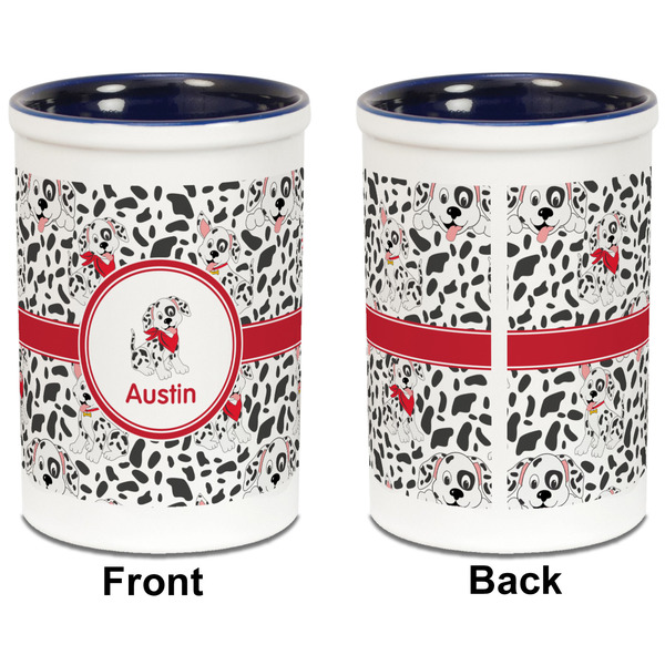 Dalmation Pencil Holder - Blue - approval