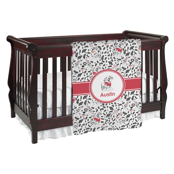 Custom Dalmation Baby Blanket (Double Sided) (Personalized)