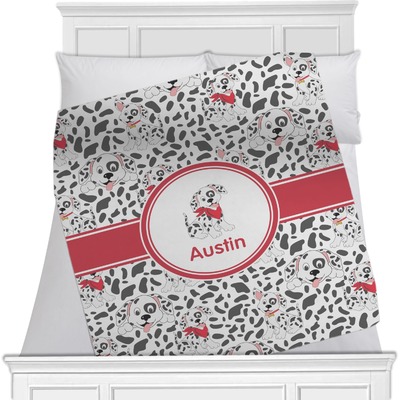Dalmation Minky Blanket - Queen / King - 90"x90" - Double Sided (Personalized)
