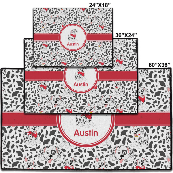 Dalmation Personalized Door Mat - Group Parent IMF