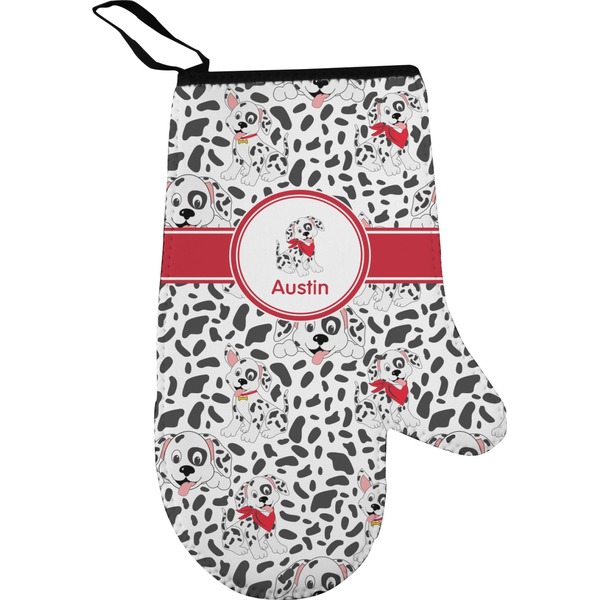 Dalmation Personalized Oven Mitt