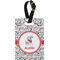 Dalmation Plastic Luggage Tag - Rectangular w/ Name or Text