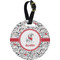 Dalmation Personalized Round Luggage Tag