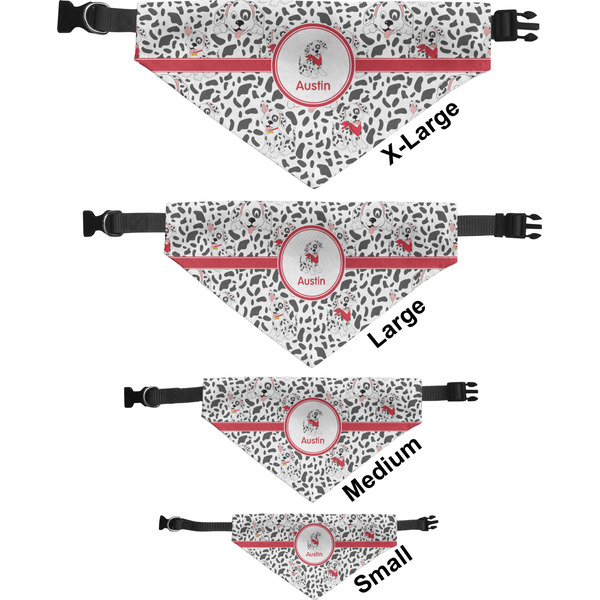 Dalmation Pet Bandana Sizes