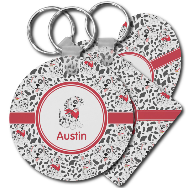Custom Dalmation Plastic Keychain (Personalized)