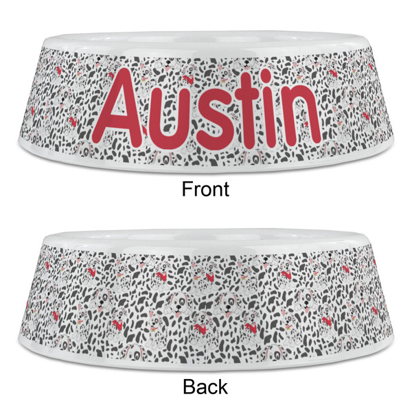 Dalmation Plastic Pet Bowls - Large - APPROVAL