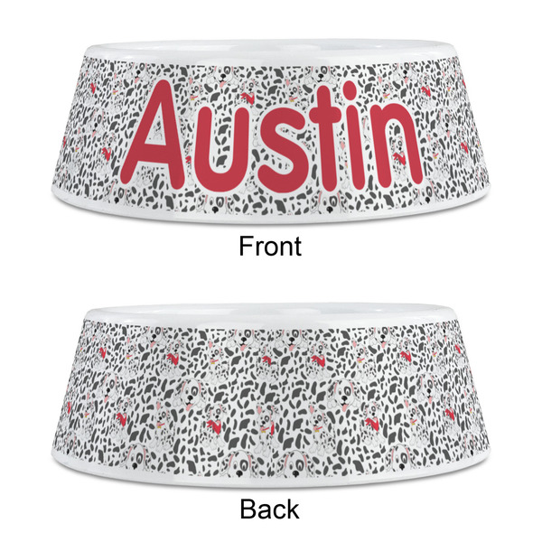 Dalmation Plastic Pet Bowls - Medium - APPROVAL