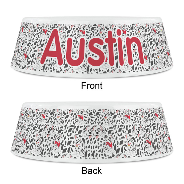 Dalmation Plastic Pet Bowls - Small - APPROVAL