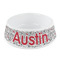Dalmation Plastic Dog Bowl - Small (Personalized)
