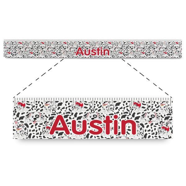 Custom Dalmation Plastic Ruler - 12" (Personalized)