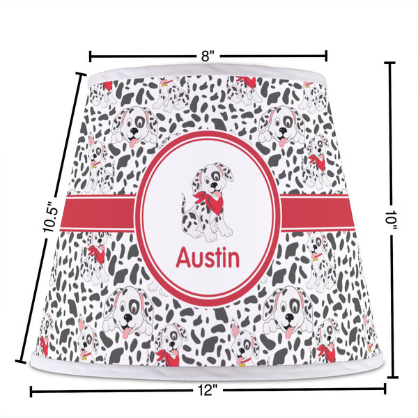 Dalmation Poly Film Empire Lampshade - Dimensions