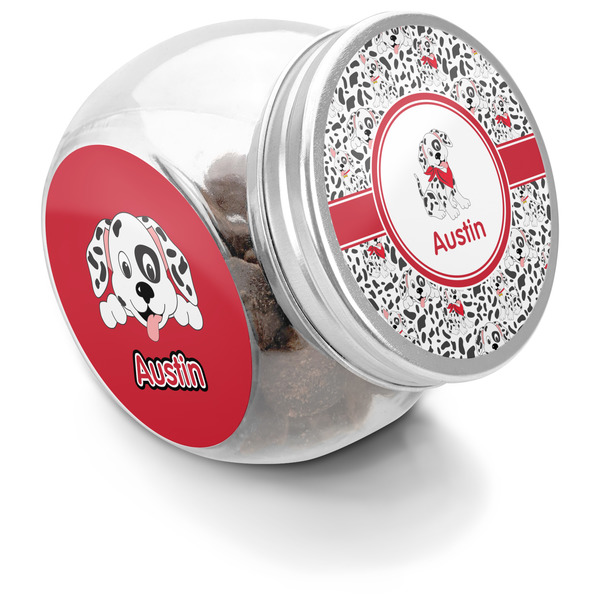 Custom Dalmation Puppy Treat Jar (Personalized)