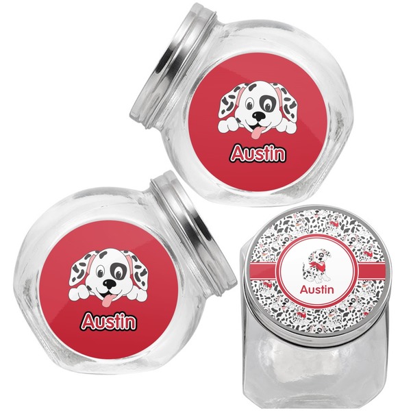 Dalmation Puppy Treat Jar - Top Left Right