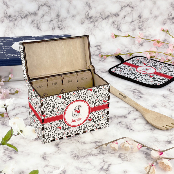Dalmation Recipe Box - Full Color - In Context
