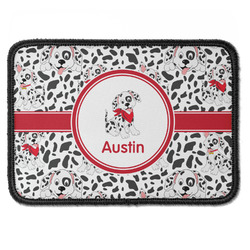 Dalmation Iron On Rectangle Patch w/ Name or Text