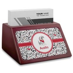 Dalmation Red Mahogany Business Card Holder (Personalized)