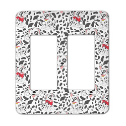 Dalmation Rocker Style Light Switch Cover - Two Switch