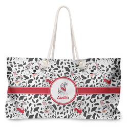 Dalmation Large Tote Bag with Rope Handles (Personalized)