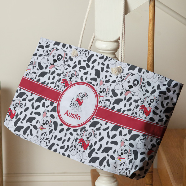 Dalmation Large Rope Tote - Life Style