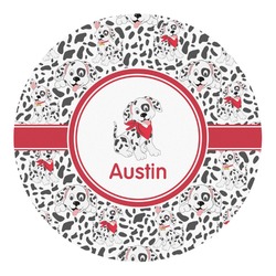Dalmation Round Decal (Personalized)