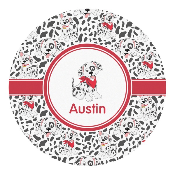 Custom Dalmation Round Decal (Personalized)