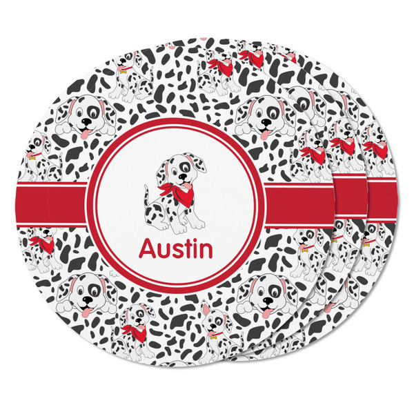 Dalmation Round Fridge Magnet - THREE