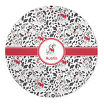 Dalmation 5' Round Indoor Area Rug (Personalized)