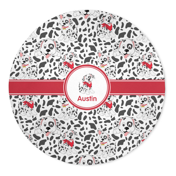 Custom Dalmation 5' Round Indoor Area Rug (Personalized)