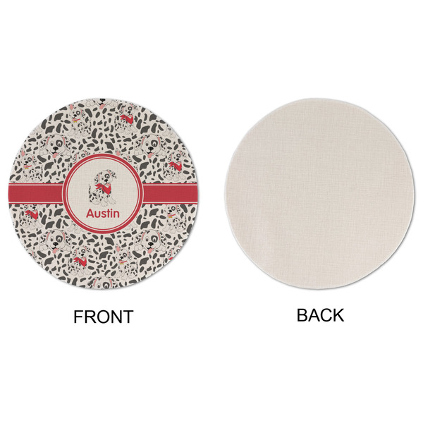 Dalmation Round Linen Placemats - APPROVAL (single sided)