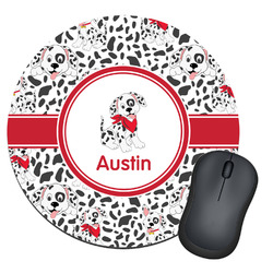 Dalmation Round Mouse Pad (Personalized)