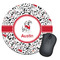 Dalmation Round Mouse Pad