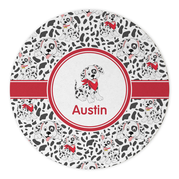 Dalmation Round Paper Coaster - Approval