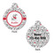 Dalmation Round Pet Tag - Front & Back