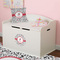 Dalmation Round Wall Decal on Toy Chest