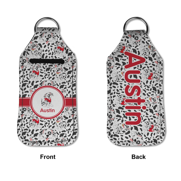 Dalmation Sanitizer Holder Keychain - Large APPROVAL (Flat)