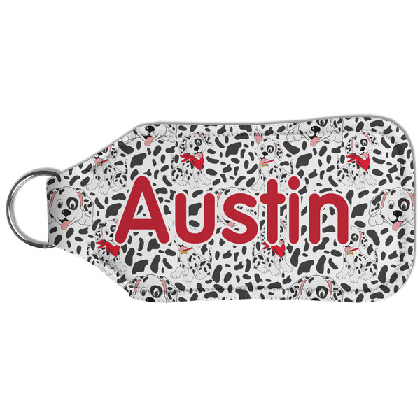 Dalmation Sanitizer Holder Keychain - Large (Back)