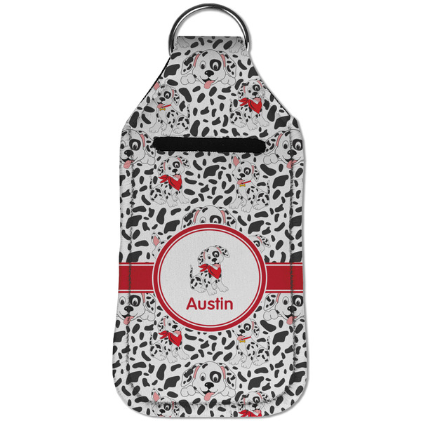 Dalmation Sanitizer Holder Keychain - Large (Front)