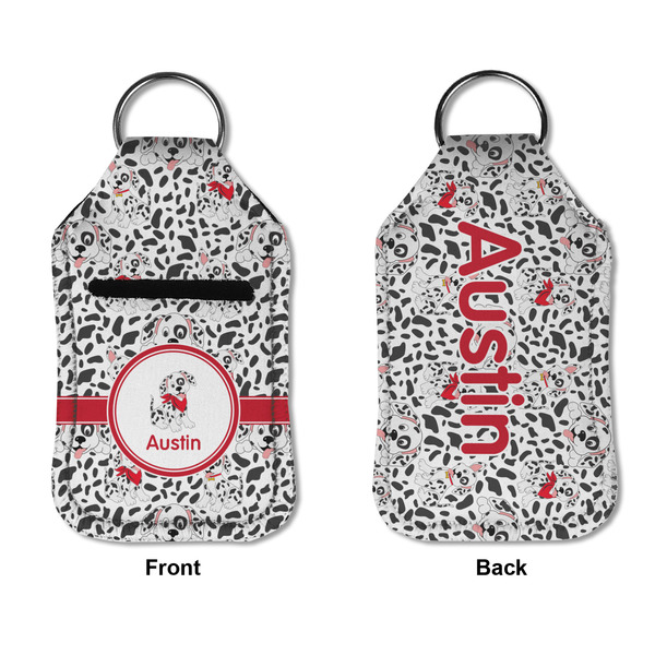 Dalmation Sanitizer Holder Keychain - Small APPROVAL (Flat)