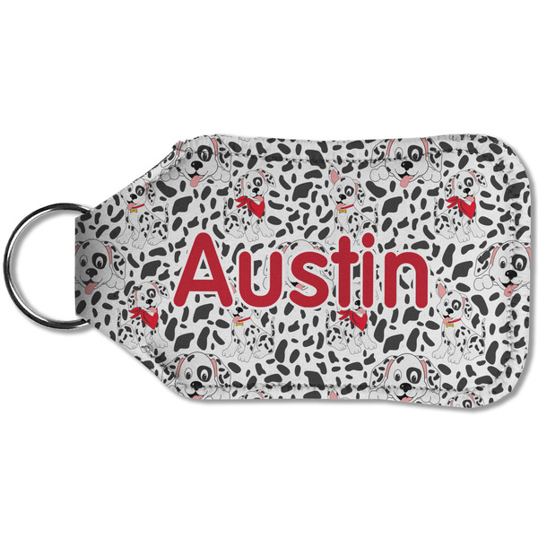 Dalmation Sanitizer Holder Keychain - Small (Back)