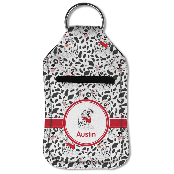 Dalmation Sanitizer Holder Keychain - Small (Front Flat)