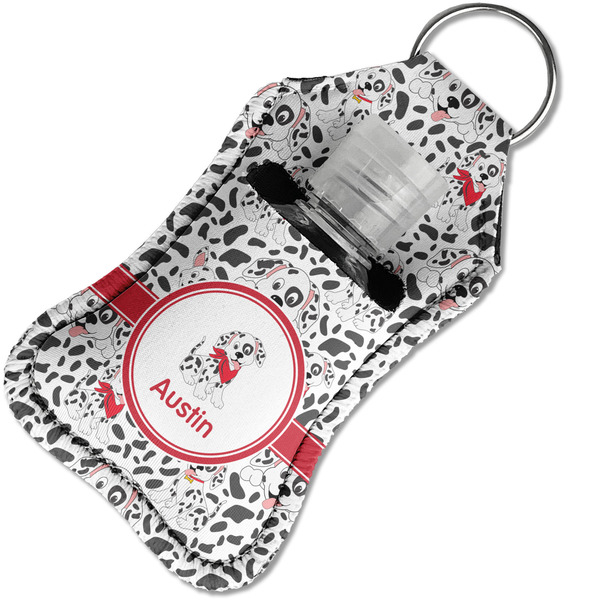 Dalmation Sanitizer Holder Keychain - Small in Case