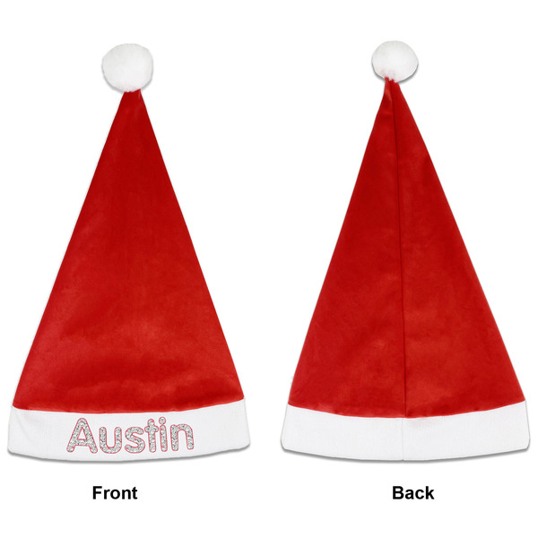 Dalmation Santa Hats - Front and Back (Single Print) APPROVAL